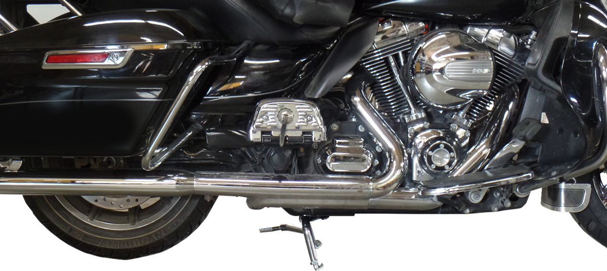 Drag Specialties Chrome Steel Center Kickstand Kit for 2009-2024 Harley Touring