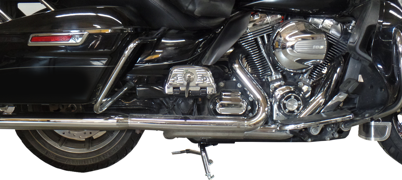 Drag Specialties Chrome Steel Center Kickstand Kit for 2009-2024 Harley Touring