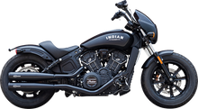 S&S Grand National Black Slip On Mufflers fits 2015-23 Indian Scout Bobber Sixty