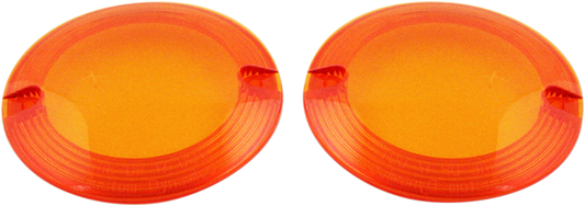 Custom Dynamics Probeam Pair Amber Turn Signal Flat Lens for Harley Davivdson