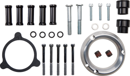 RC Components Black Revolt Air Filter Cleaner for 2017-2024 Harley Davidson M8