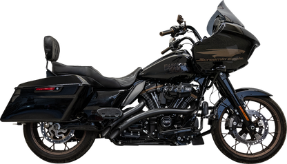 Bassani 2-2 Radial Black Exhaust System fits 2019-2023 Harley Touring FLTR FLHX