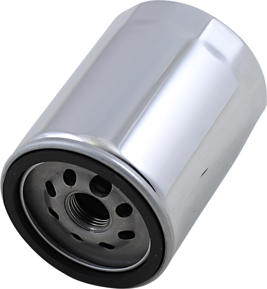 Drag Specialties Chrome Spin on Oil Filter 17-23 Harley M8 Touring Softail FLHX