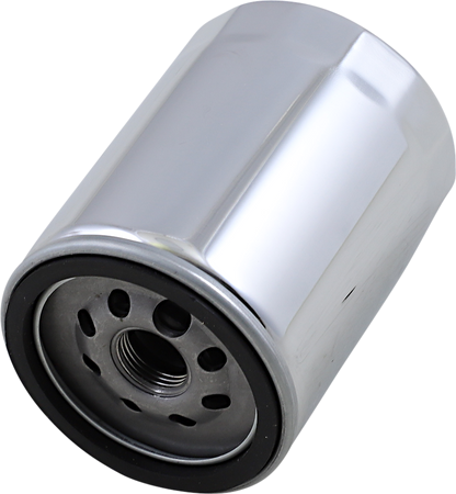 Drag Specialties 8 Pack Chrome Oil Filters 17-23 Harley M8 Touring Softail FLHX