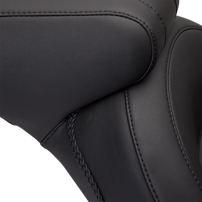 Mustang Vintage Style Seat for 2006-17 Harley Softail Fat Boy Night Train 76400