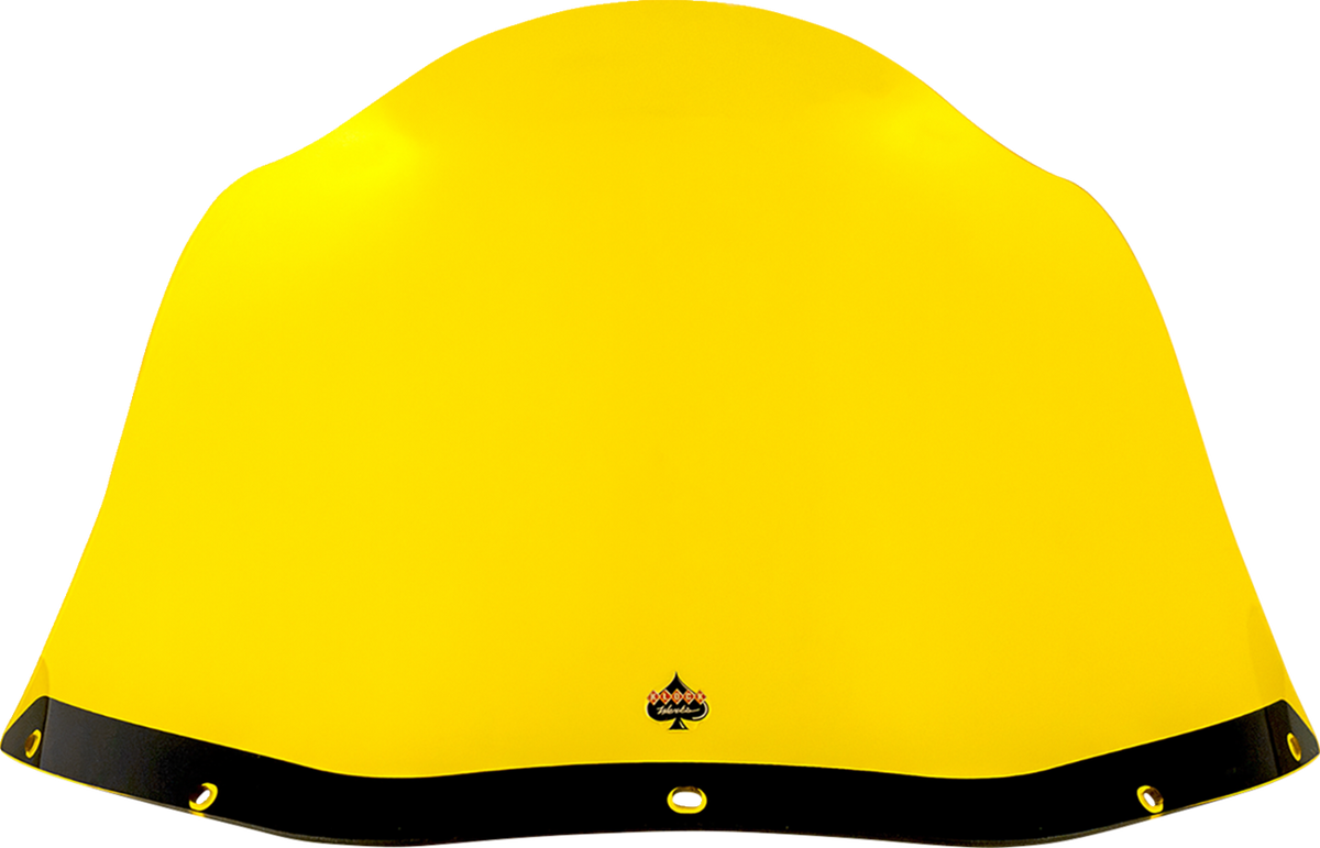 Klock Werks Kolor Flare 12.5" Yellow Windshield fits Saddlemen S-RT Mini Fairing