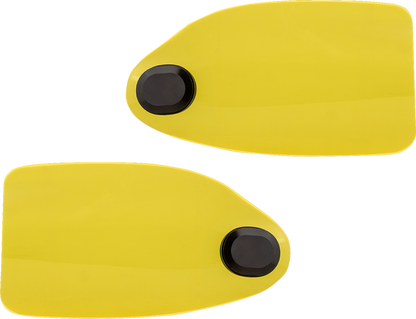 Klock Werks Yellow Ice Flare Hand Guards for 2014-25 Indian Challenger Chieftain