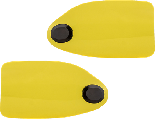 Klock Werks Yellow Ice Flare Hand Guards for 2014-25 Indian Challenger Chieftain