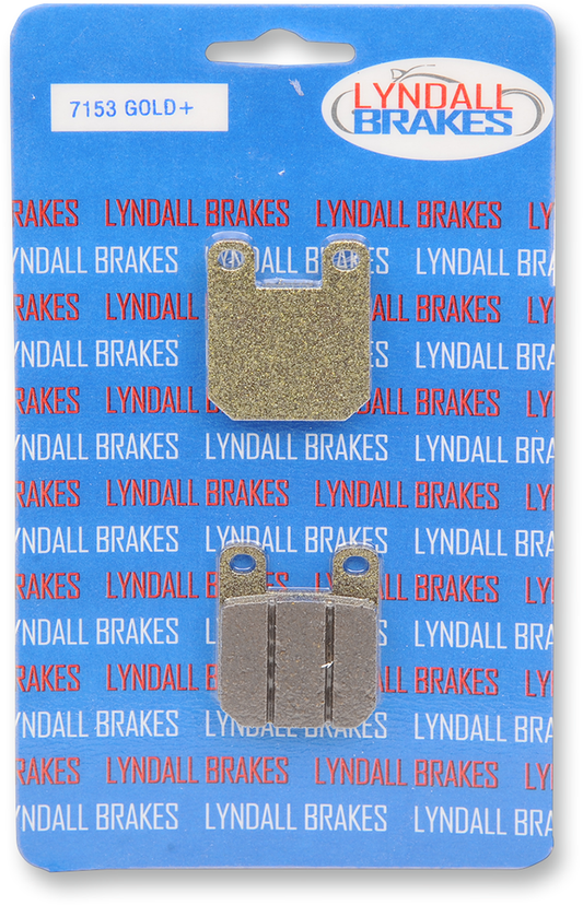 Lyndall Racing Gold plus Rear Brake Pads  for PM, Jaybrake, GMA Calipers