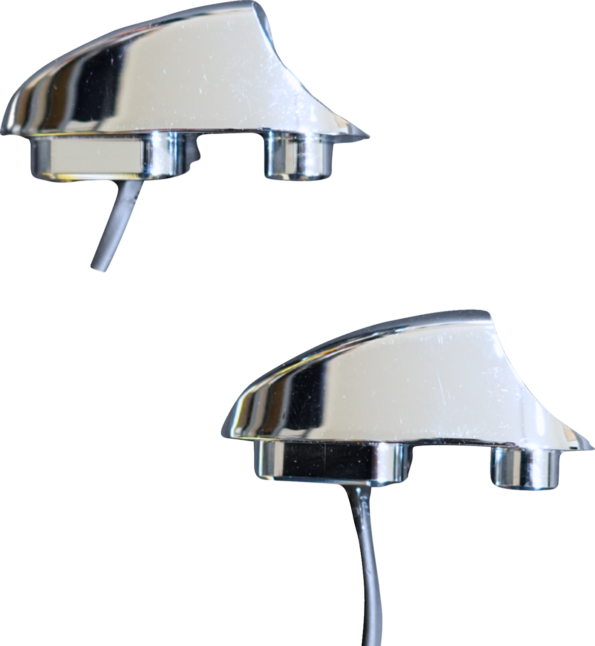 Kodlin Neowise X Chrome Mini Fender Strut Turn Signals for 18-26 Harley Softail