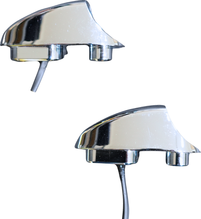 Kodlin Neowise X Chrome Mini Fender Strut Turn Signals for 18-26 Harley Softail