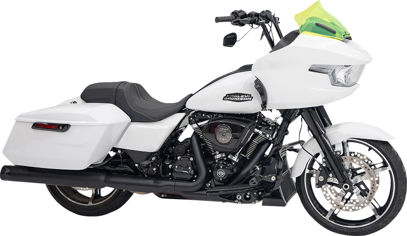 Klock Werks Kolor Flare 10" Green Ice Windshield for 2023-2025 Harley Road Glide