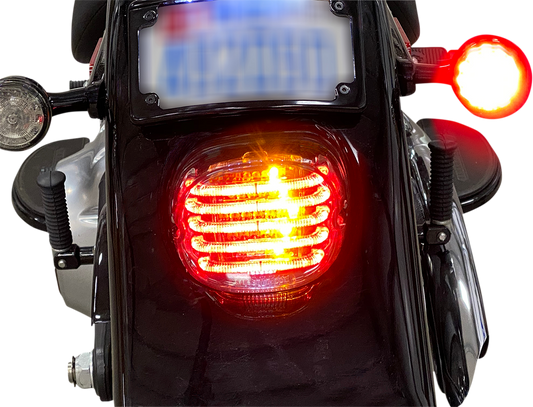 Custom Dynamics LED Taillight & Integrated Turn Signals 99-17 Harley Softail