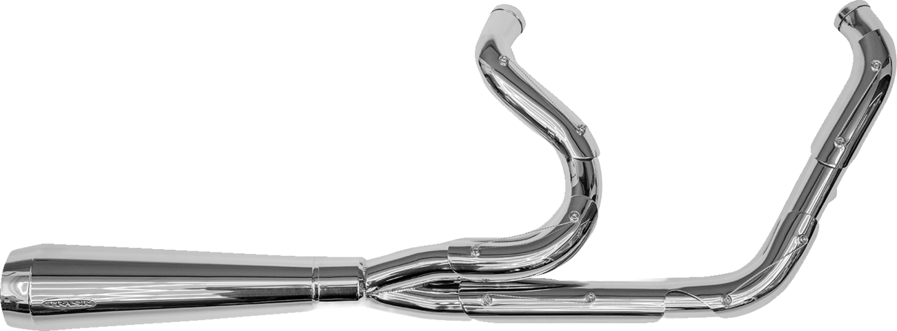 Trask Assault 2-1 Polished Exhaust System for 2007-2017 Harley Softail FXST FLST