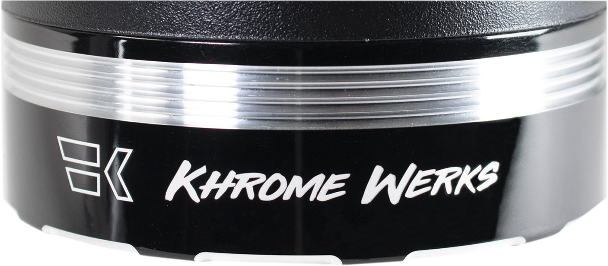 Khrome Werks 4.5" Tracer Replacement Exhaust Muffler End Cap for Harley Davidson