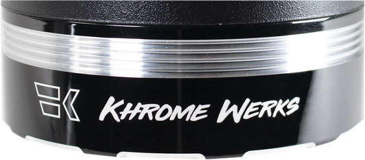 Khrome Werks 4.5" Tracer Replacement Exhaust Muffler End Cap for Harley Davidson