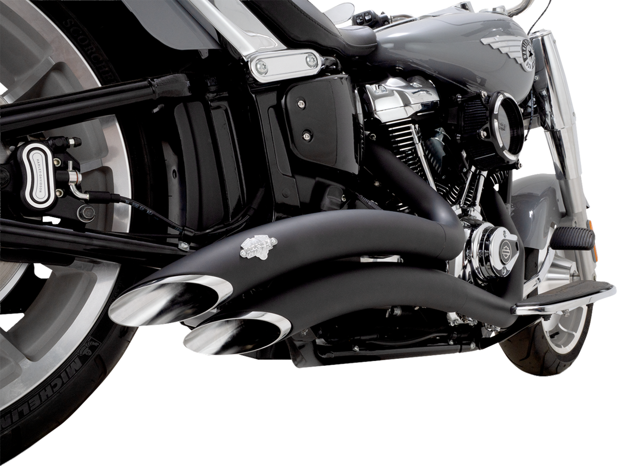 Vance & Hines Big Radius 2-2 Black Exhaust System fits 2025-2026 Harley Fat Boy