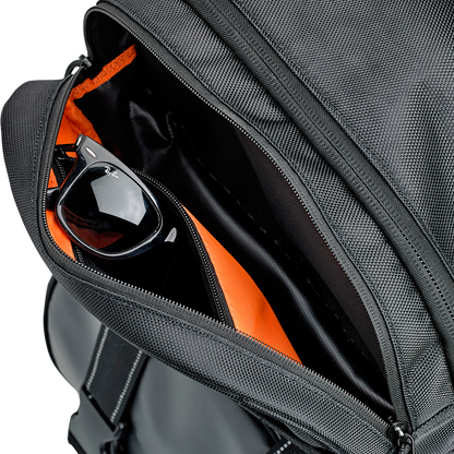 Biltwell Black Exfil-48 Molle Motorcycle Sissy Bar Backpack Bag for Harley