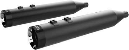 Khrome Werks 4.5" Black HP-Plus Exhaust Mufflers for 1999-16 Harley Touring FLHR