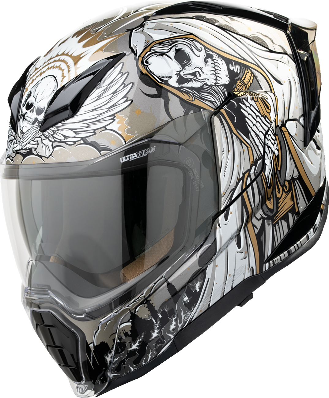 Icon Ultraflite Nuestra Senora MIPS Full Face Unisex Adult Motorcycle Helmet