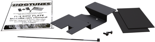 Hogtunes Black 2 Channel Amplifier Mount Kit 2014-2022 Harley Touring FLHT FLHX