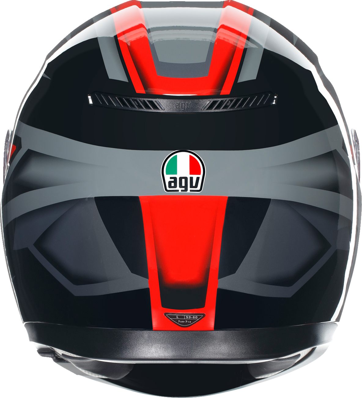 AGV K3 Compound Red Unisex Adult Motorcycle Street Riding Full Face Helmet