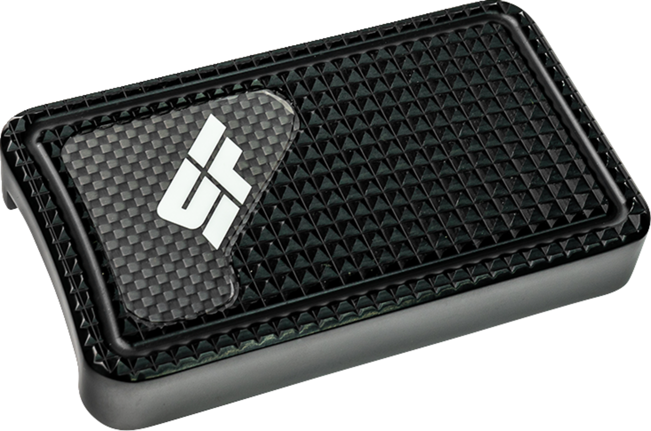 Slyfox Black Diamond Carbon Brake Pedal Pad for 1980-2024 Harley Touring Softail