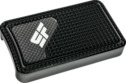 Slyfox Black Diamond Carbon Brake Pedal Pad for 1980-2024 Harley Touring Softail