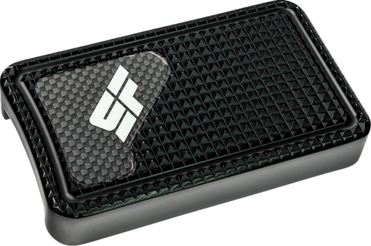 Slyfox Black Diamond Carbon Brake Pedal Pad for 1980-2024 Harley Touring Softail