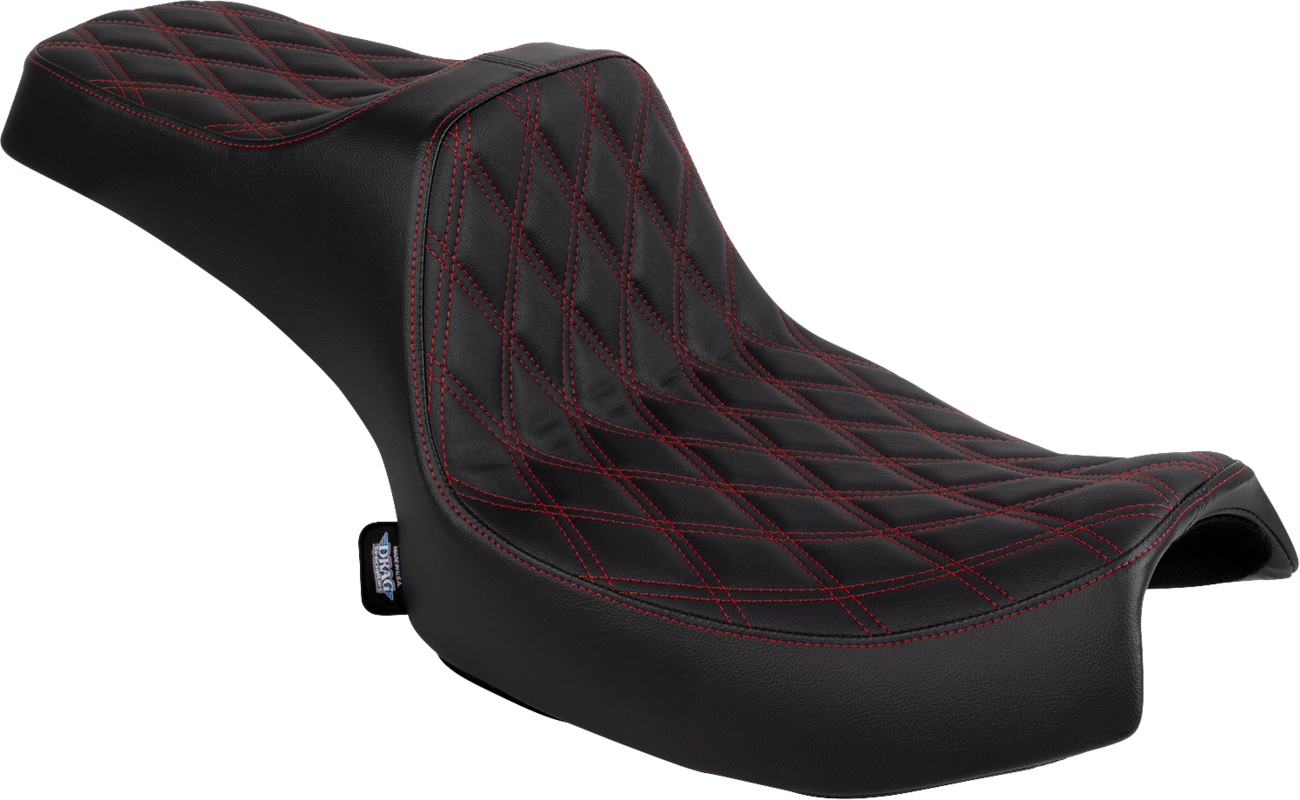 Drag Specialties Predator III Red Diamond Seat 20-25 Indian Chieftain Challenger