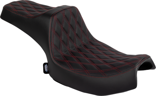 Drag Specialties Predator III Red Diamond Seat 20-25 Indian Chieftain Challenger