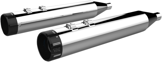 Khrome Werks Chrome 4.5" HP-Plus Slip on Mufflers 1996-2016 Harley Touring FLHX