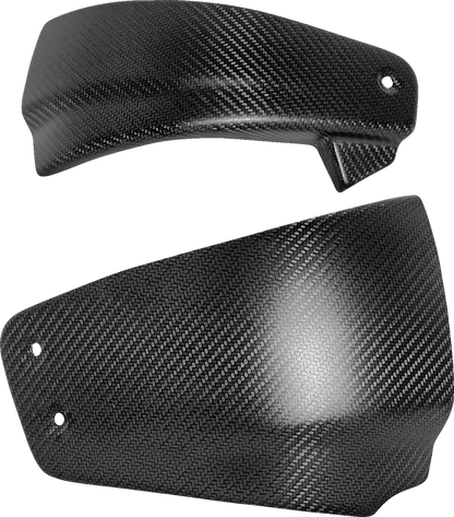 Saddlemen Carbon Fiber Matte Side Covers fits 2018-2024 Harley Softail FXLR FXBB