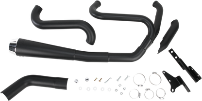Bassani Road Rage 2-1 Megaphone Exhaust 1991-2017 Harley Dyna Super Glide FXDB