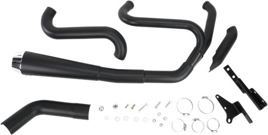 Bassani Road Rage 2-1 Megaphone Exhaust 1991-2017 Harley Dyna Super Glide FXDB