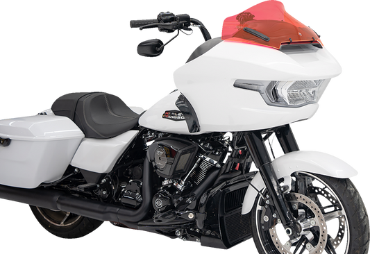 Klock Werks Kolor Flare 10" Pink Ice Windshield for 2023-2025 Harley Road Glide
