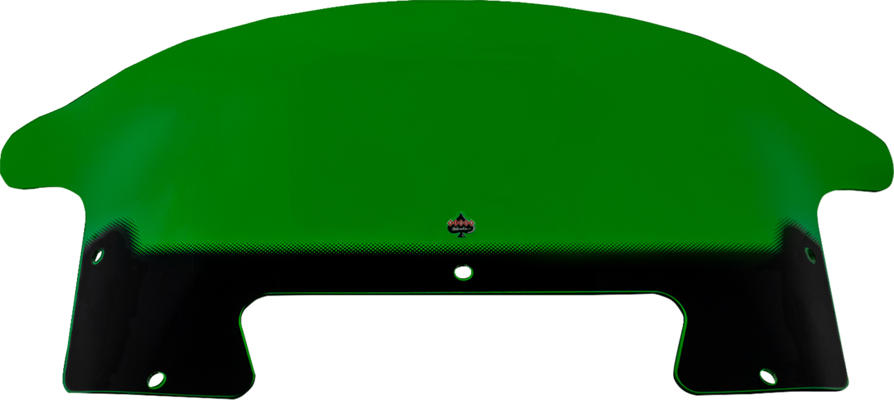 Klock Werks 9" Green Flare Windshield fits 2025-2026 Indian Powerplus Models