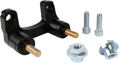 Thrashin Black Motorcycle Handlebar Riser Adapter Kit 2015-20 Harley Road Glide