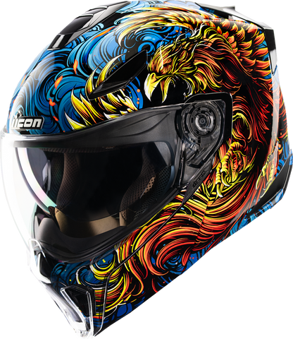 Icon Threshold Burn Birdie Burn Modular Full Face Adult Street Motorcycle Helmet