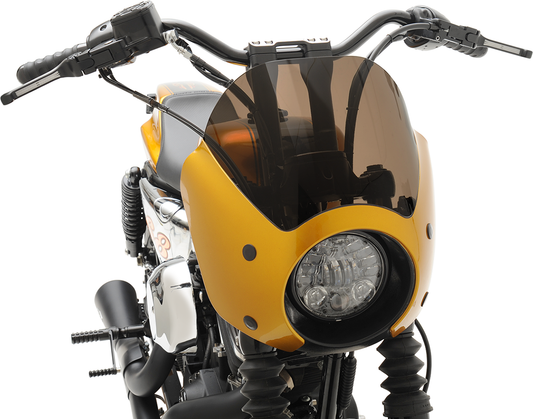 Memphis Shades Cafe Fairing & Polished Mount Kit for 10-15 Harley Sportster XLX