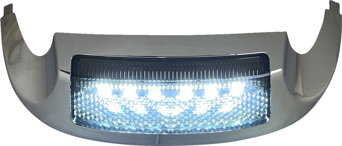 Custom Dynamics White Smoked LED Front Fender Tip Light 2014-2024 Harley Touring
