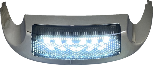 Custom Dynamics White Smoked LED Front Fender Tip Light 2014-2024 Harley Touring