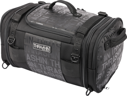 Thrashin Black Motorcycle Passenger 8.45 Gallon Bag for Harley Davidson TSB-0009