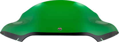 Klock Werks Kolor Flare 9" Green Windshield for 2015-2023 Harley Road Glide FLTR