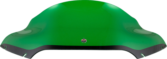 Klock Werks Kolor Flare 9" Green Windshield for 2015-2023 Harley Road Glide FLTR