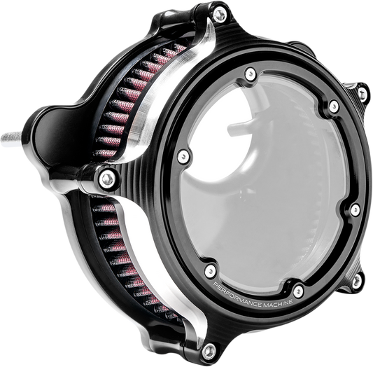 Performance Machine Vision Contrast Air Filter Kit 2008-2017 Harley Touring FLTR