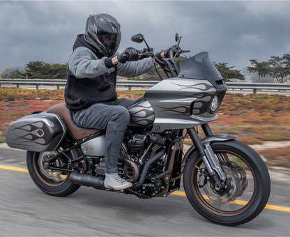 Kodlin Fastback Black 10" Straight Handlebar Risers for 2018-2024 Harley Softail