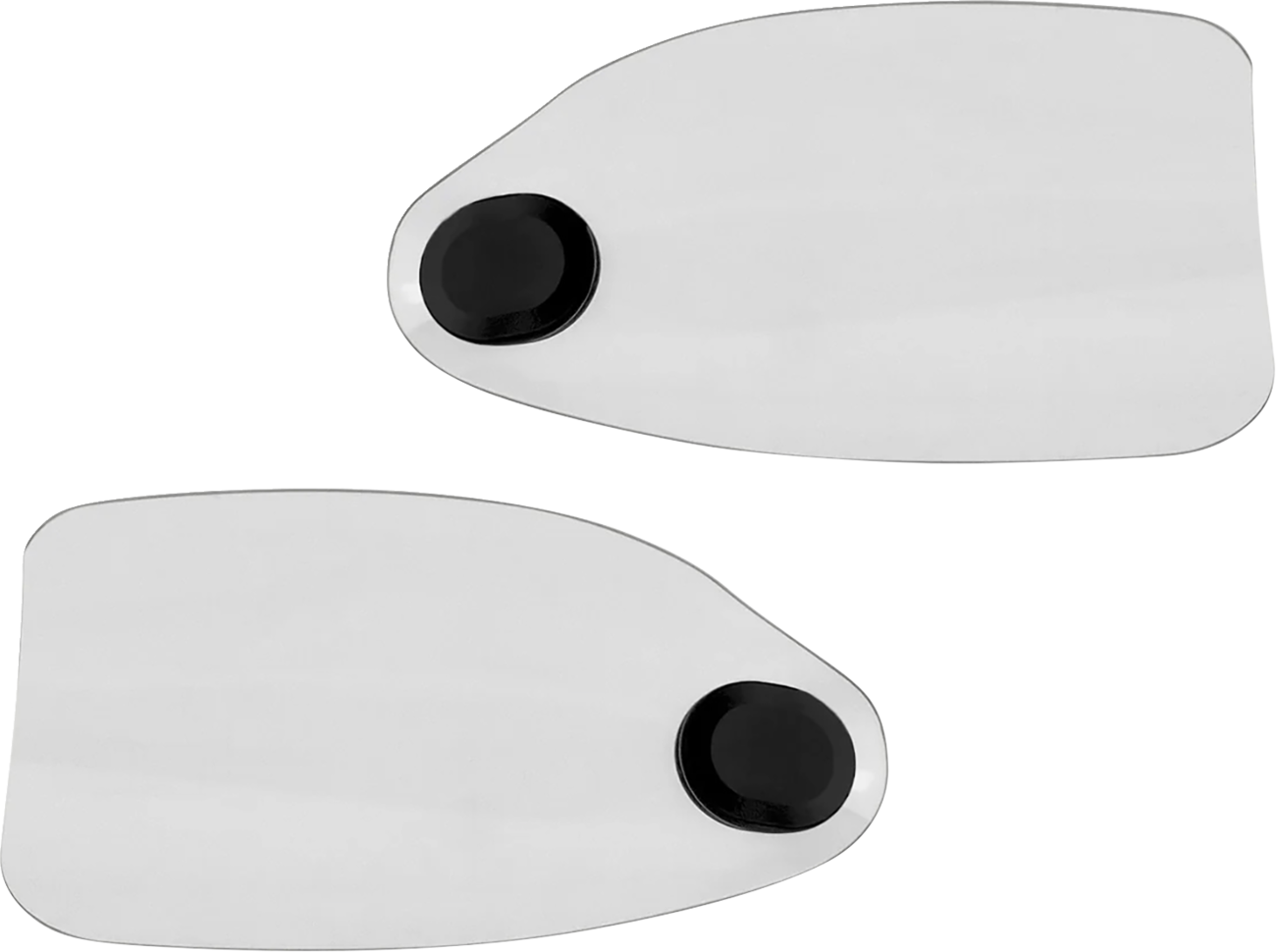 Klock Werks Flare Clear Hand Guards fits 2002-2025 Harley Hydraulic Clutch