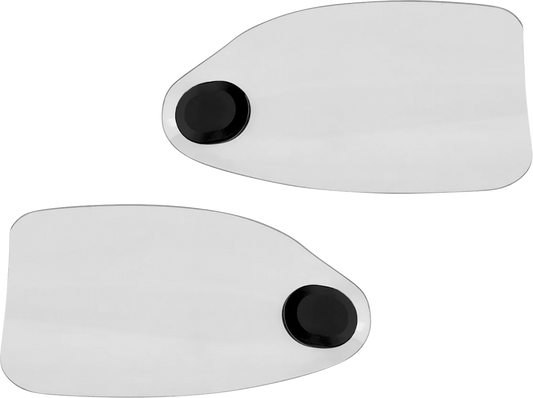 Klock Werks Flare Clear Hand Guards fits 2002-2025 Harley Hydraulic Clutch