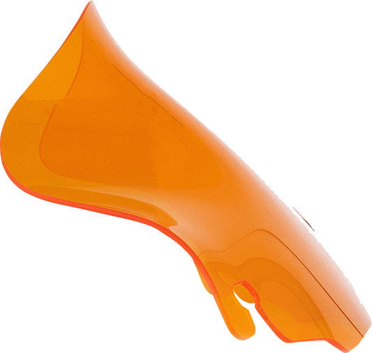 Klock Werks 6.5 " Orange Fairing Windshield 1998-2013 fits Harley Touring
